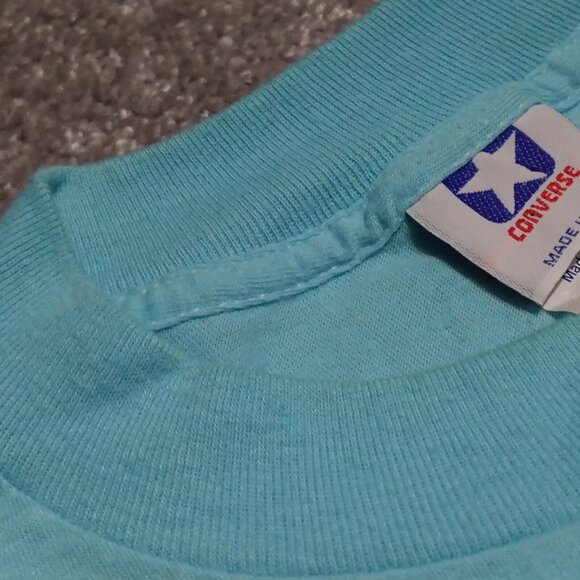 Vintage Converse Skate T-Shirt Take A Spin Men’s Large USA Made 80s Singlestitch - Picture 7 of 13